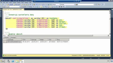 SQL Server 2012: typy danych i ich konwersje