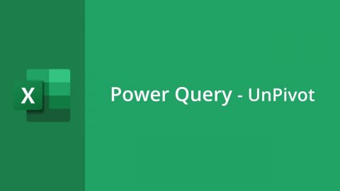 MS Excel – Power Query – UnPivot