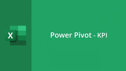 MS Excel – Power Pivot – KPI